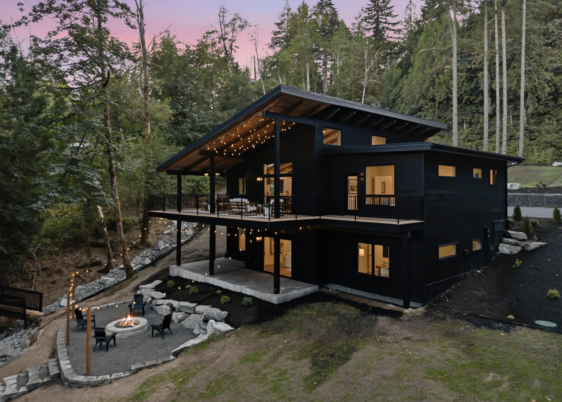 The Long Evening · Deck & Fire Pit